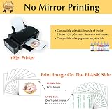 TransOurDream Tru-Transfer Paper 10 Sheets A3 Dark Inkjet Heat Transfer view 4