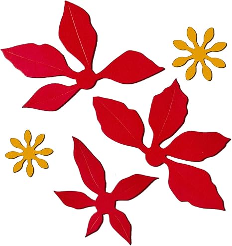Stella Di Natale Gomma Crepla.Crafting Dies Fustella Natalizie Metallica Stella Di Natale Grande Fiore Natalizio Thinlits Amazon It Casa E Cucina
