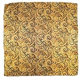 Wyoming Traders Men's Cowboy Buckaroo Square 100% Silk Wild Rag Scarf