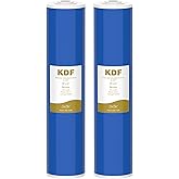 SimPure Whole House Water Filter Cartridges 20" x 4.5" GAC/KDF Carbon and Heavy Metal Filter, For DB20P, WHB20, FG25B-KS, WGB32B-KS, FLTWH2045K, 2 Pack