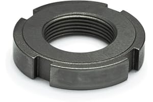 JW WINCO J.W. Winco 420XSNA DIN1804 Slotted Spanner Nut, M42 x 1.5 mm, Steel