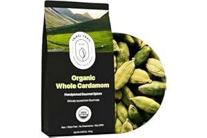 Tribal Trail Organic Green Cardamom Pods (8 mm Bold) | 4.02 oz | USDA Organic & Non-GMO | Ethically Sourced Spices from South India | Recyclable Kraft Bags | Best for Tea, Coffee & Baked Goods