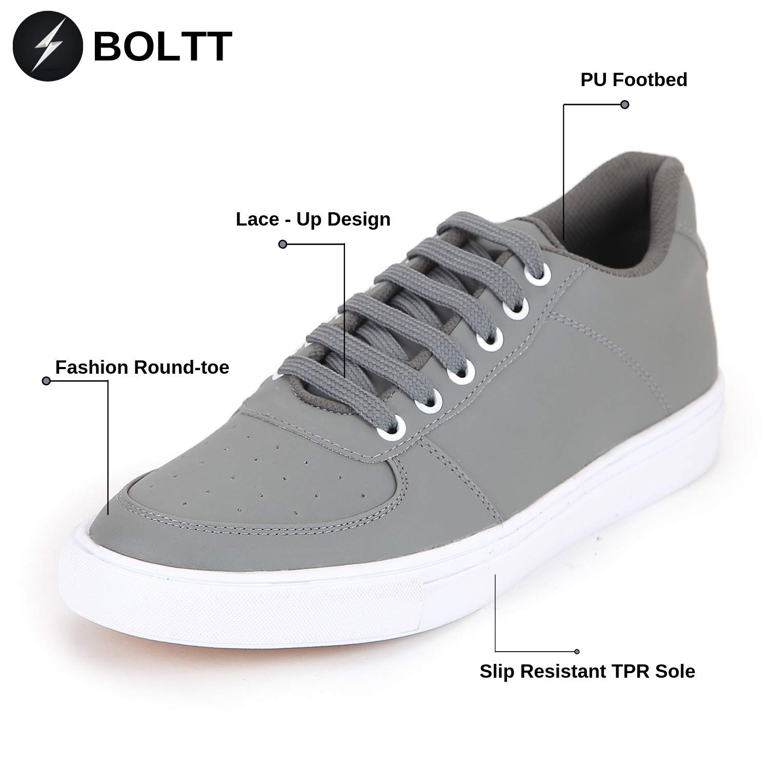 boltt envy smart casual sneakers for men