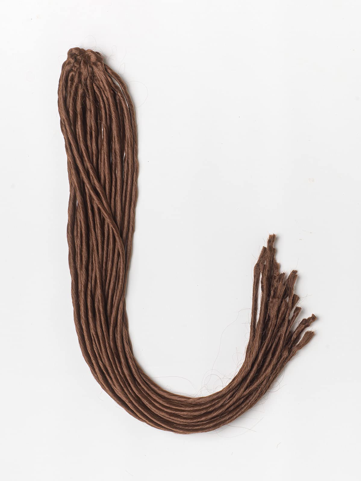 DreadLab - Soft Style Double Ended Synthetic Dreadlocks Twists 10 Pack (Brown)