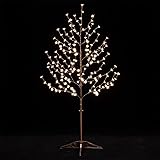 TYBEEU 5ft Lighted Cherry Blossom Tree with 184