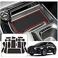 Door Slot Mats for 2022-2025 Lexus NX Accessories Non-Slip Dust Lexus NX 2022+ Pad Cup Door Mats 17PCS/Set Car Center Console Liner Mats 2022 2023 2024 2025 Lexus NX 250 NX 350 Interior Accessories
