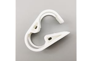 JIUMEI 10PCS PBT Plastic Tubing Clamp 140 Degree Celsius Heat Resistant Adjustable Tube Clip Laboratory Industrial Flow Control Hose Clamp