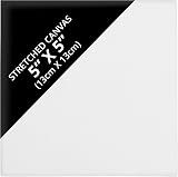 Belle Vous 24 Pack Blank Canvas 13x13cm 5x5in Pre Stretched Panels view 8