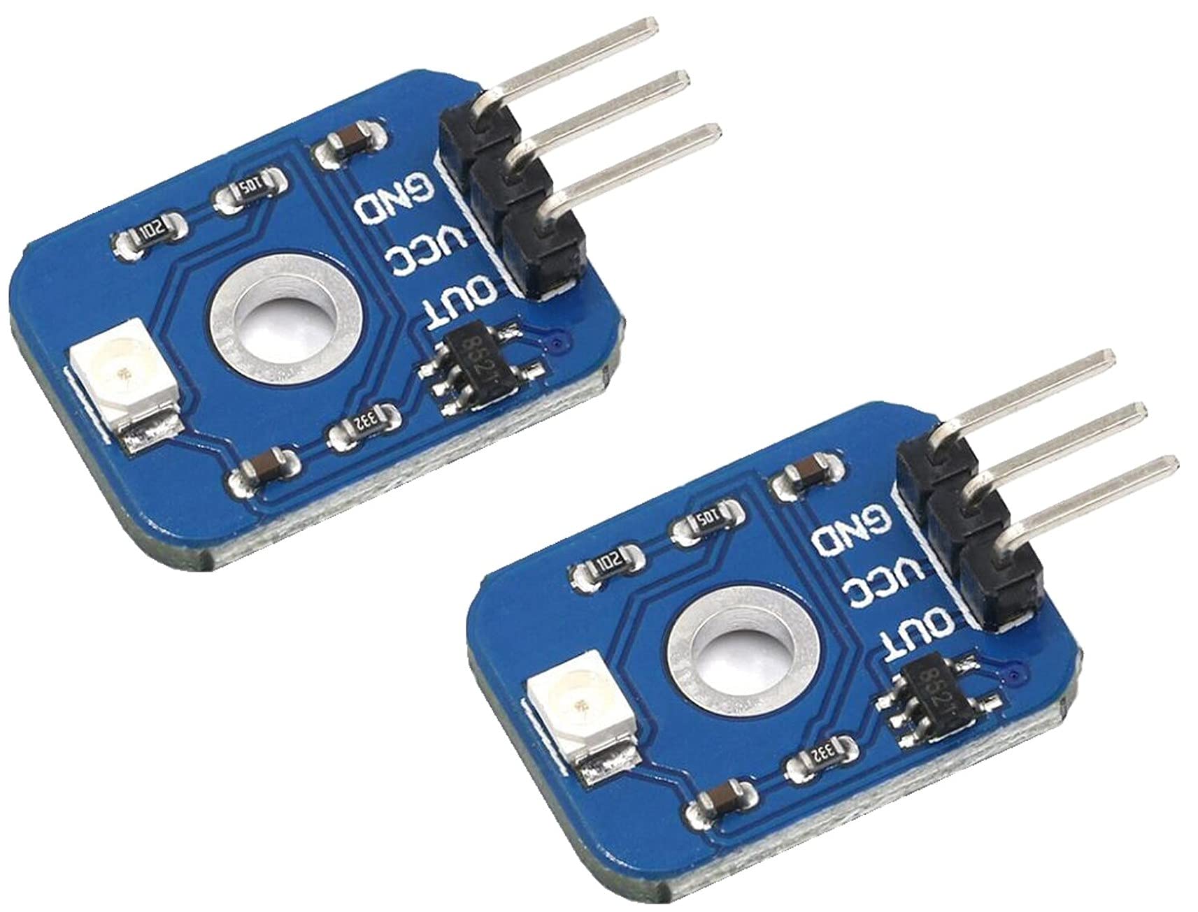 TECNOIOT 2 pieces UV ultraviolet sensor module 200-370 nm UV detection wavelength
