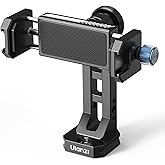 Ulanzi MA53 Metal Tripod Phone Mount, Smartphone Tripods Adapter with Arca Swiss/Uka Port, 2 Cold Shoe, 360° Cellphone Tripod Mount, for iPhone 17 Samsung Holder for Photo Video Vlogging Rig