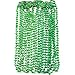 St Patrick's Day Shamrock Bead Green Necklace for Party Favor Supplies, Parades and Costume Accessories for Kids Women Man, Bulk Pack of 12                                           