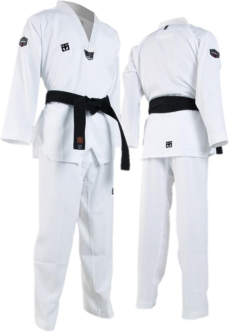 Mooto Taekwondo Uniform EXTERA S4 TKD Do Bok WTF Approved (Black/White