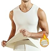 yntilla Men's Thermal Underwear Tank Top Base Layer Shirts Fleece Winter Warm Undershirt