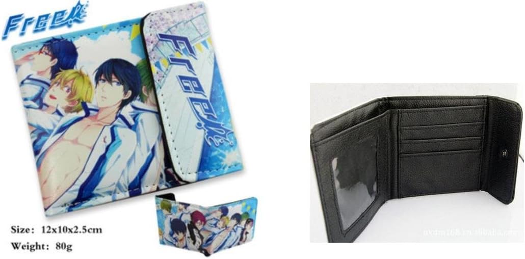 Free Anime Bifold Snap Wallet