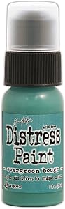 Ranger Tim Holtz Distress Paint, 1-Ounce Bottle, Evergreen Bough