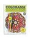 Colorama Coloring Book for Adults with 12 Colored Pencils, Create Something Wonderful & Relax