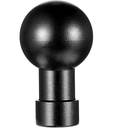 Support à Tête Sphérique NovelGoal Aluminium 17 Mm - Vis 6,35 Mm Pour Caméra Action, Téléphone, GPS