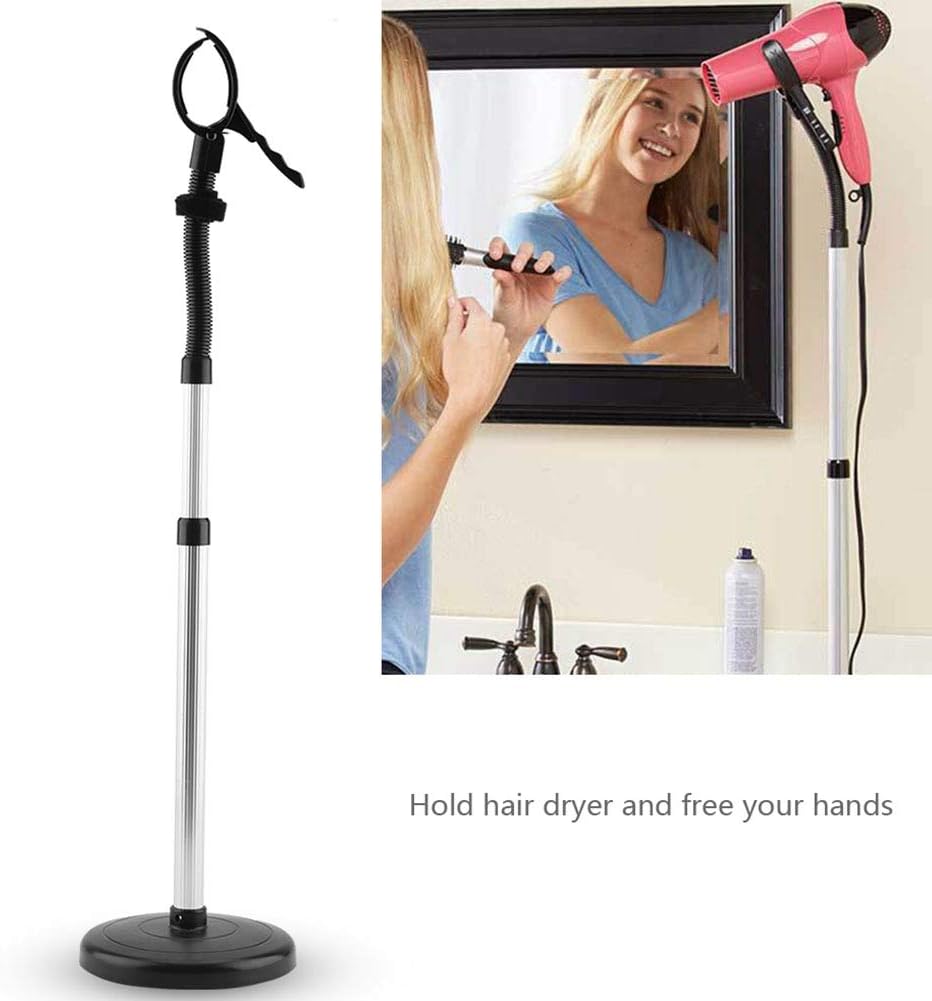 Garosa Blow Dryer Styling Stand Hands-Free Adjustable Height with Suction Base - Image 3