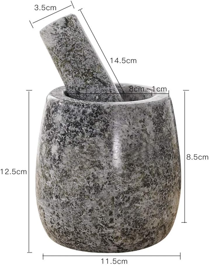 Food Processor/Food Grinder – Mortar And Pestle Spice Grinder Pill Crusher Ginger Garlic Grinder Garlic Presses Household Manual Grinder Natural Marble Is Durable (Color : Style 5)