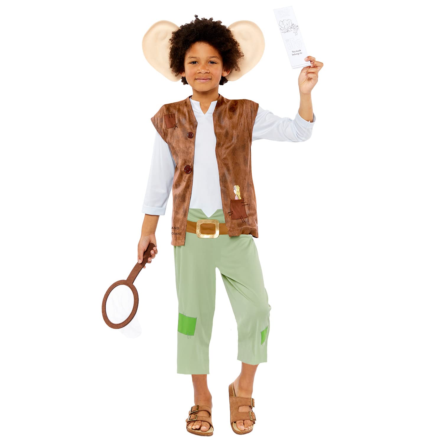 amscan 9916254 - Kids Official Roald Dahl BFG Boys World Book Day Costume Age: 3-4 Yrs