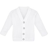 Lilax Baby Boy Cable-Knit Basic Knit Cardigan Sweater