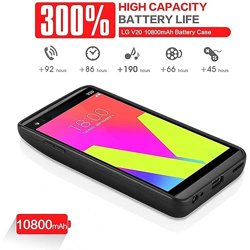 LG V20 Battery AexPower [10800mAh] Li-ion Replacement Battery for