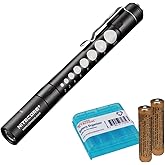 Nitecore MT06MD Penlight Flashlight, 180 Lumen LED for Medical Doctors, Nurses and EMTs with 2X AAA Batteries & Lumen Tactica