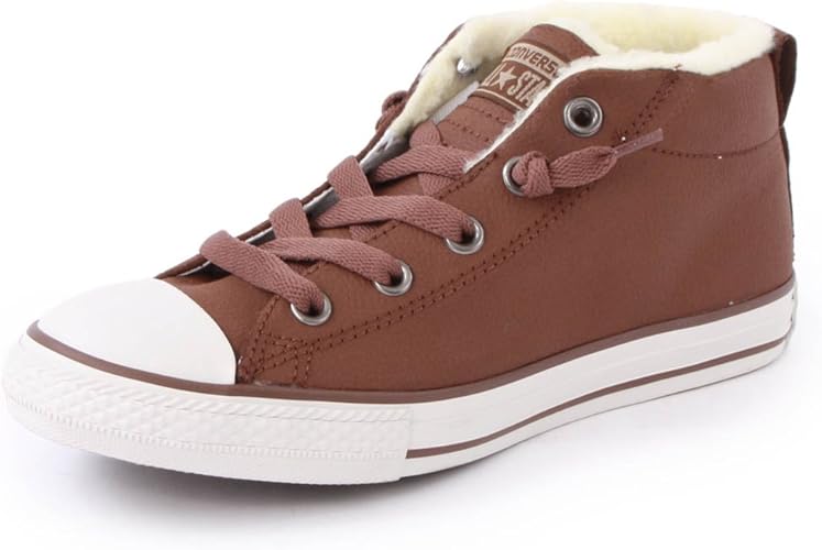 Converse Chuck Taylor All Star Street c Kids Laced Leather Trainers Brown K5 Amazon Co Uk Shoes Bags Converse Chuck Taylor All Star Street c Kids Laced Leather Trainers Brown K5 Amazon Co Uk Shoes Bags