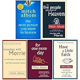 Mitch Albom 5 Books Collection Set (Tuesdays With Morrie, For One More Day, The Five People You Meet In Heaven,The Next Perso