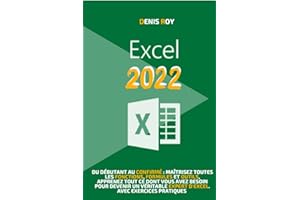 Excel 2022: Du débutant au confirmé : maîtrisez toutes les fonctions, formules et outils, apprenez tout ce dont vous avez bes