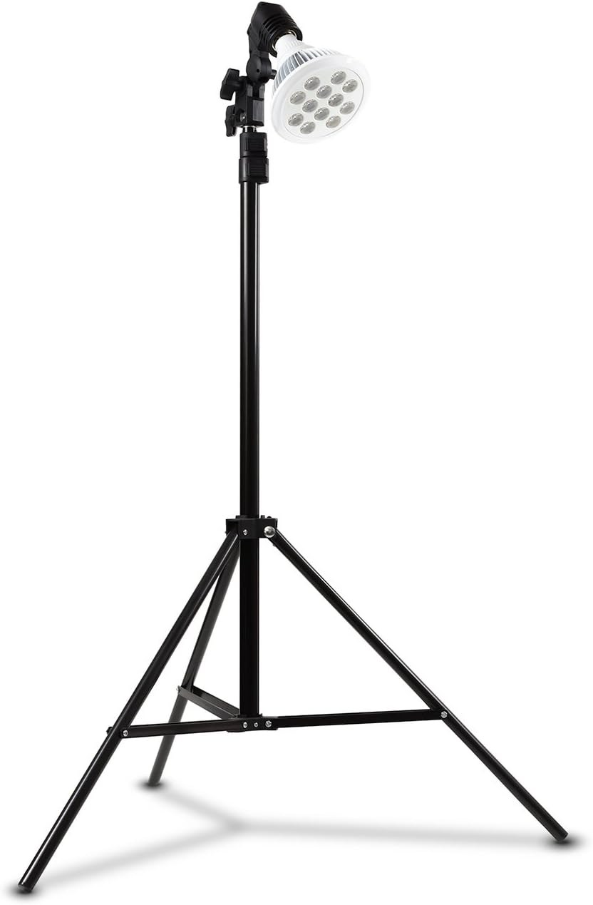 eSmart Germany Leila Plant Lamp with Tripod LED Plant Light Growing Lamp for House Plants Water Plants 36 Watt (1,800 lm) 3:7:2 Red Orange Blue