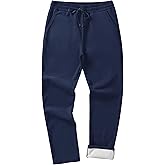 Weintee Men's 34" Inseam Tall Fleece Sweatpants Warm Pants for Winter