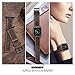 top4cus Genuine Leather Band iwatch Strap Compatible with Apple Watch Series 6, SE, 5, 4, 3/2/1 and Sport Edition, Stainless Steel Clasp (42mm, Retro Coffee Brown)