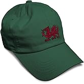 Custom Soft Baseball Hat Embroidered Dad Hat Wales Flag Dragon Seal Men & Ladies Baseball Cap Cotton
