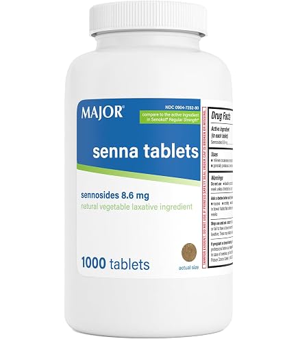 Amazon.com: Puregen Labs Senna 8.6 mg Tablets 2 Pack (Total 2000