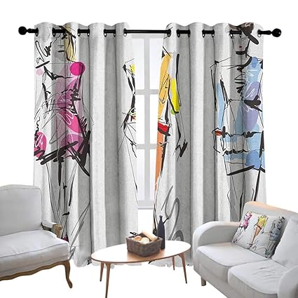 Amazon Com Lewis Coleridge Grommet Curtains Teen Room Fashion