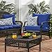 Greendale Home Fashions Deep Seat Cushion Set, Marine