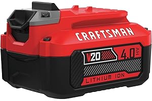 CRAFTSMAN V20 Lithium Ion Battery, 4.0-Amp Hour (CMCB204)