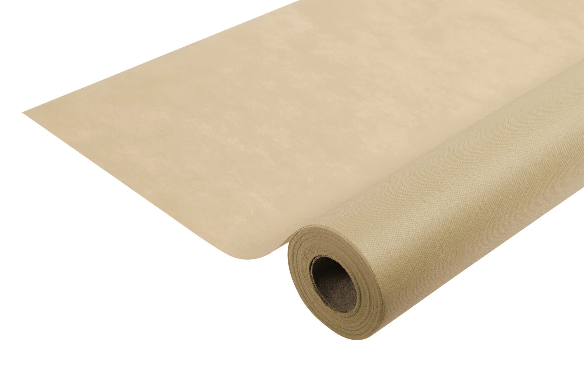 Disposable spun bound non-woven tablecloth - Roll 20 M long X 1.20 M wide - Tear-proof, water-repellent and wipe able material - string
