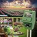 Pancellent 12 in 1 Soil Ph Meter (3-in-1 Moisture Sensor/Sunlight/pH,9pcs Bonsai Tools) Include Pruner, Fold Scissors, Mini Rake, Bud & Leaf Trimmer Set by