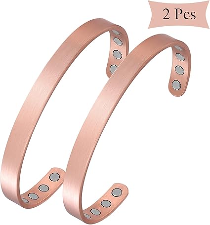 Feraco Magnetic Copper Bracelet for Women Men Arthritis Carpal Tunnel