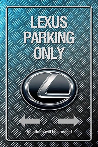 Schatzmix Lexus Parking only Metallic blechschild