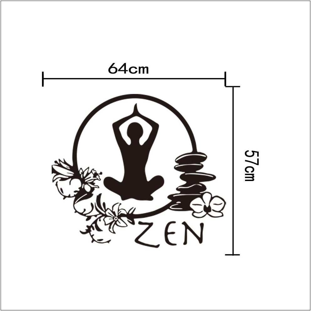 Zen Yoga Wall Sticker for Home Decor - Image 3