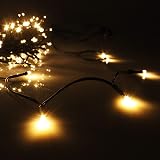 SHATCHI 1000 LEDs Fairy String Lights 55m Warm White Green Cable 8 Modes UK Plug view 3