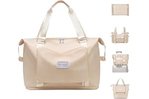 BECOJADDE Travel Bag for Women Carry On Bag with Wet Compartment Travel Duffle Bag for Weekender Overnight Travel Essentials