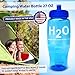 NES 27 oz BPA Free Sports Water Bottle, Blue