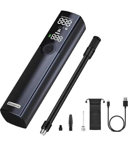 Mini Electric Bike Pump 150PSI | Portable Digital Tire Inflator For Bikes, Motorcycles, Balls