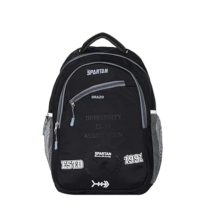 Drazo Black Expandable Backpack