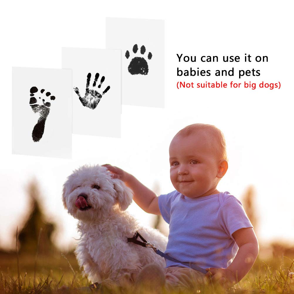 Baby Handabdruck und Stempelkissen Sichere Stempelkissen Ink pad Sicher und ungiftige Tinte - Babyhaut kommt nicht mit Farbe in Berührung, das ideale Babyparty Geschenk