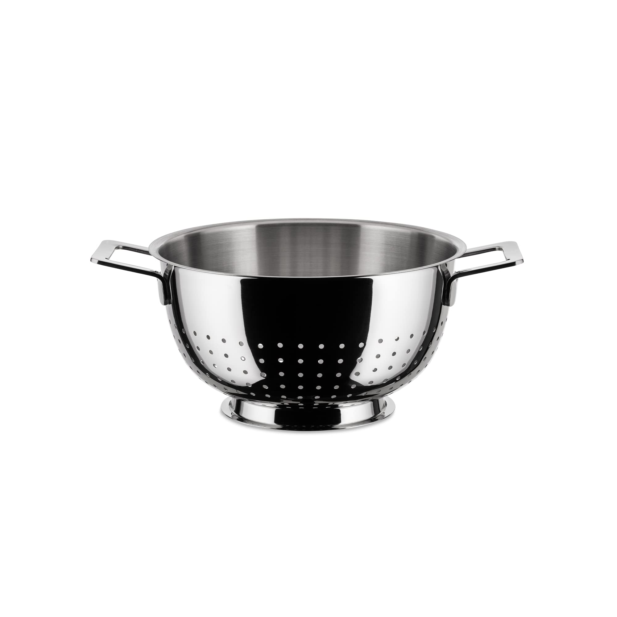 Alessi A di Pots&Pans Colander, (AJM300), Silver, Medium